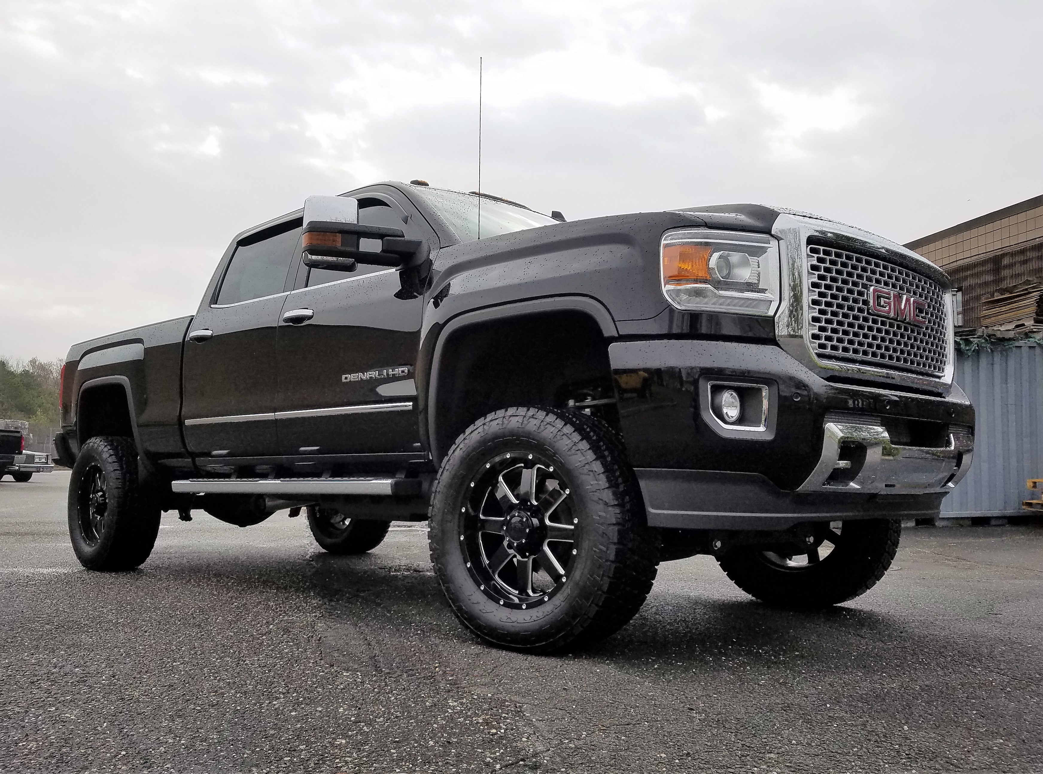 Black GMC with XD wheels